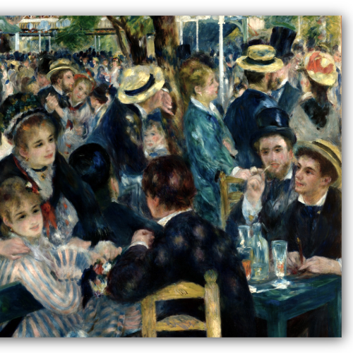 people eating together