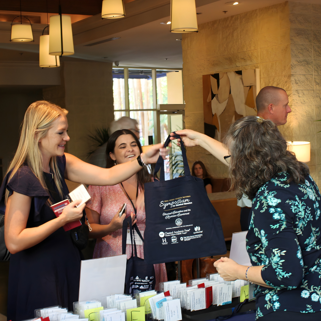 People checking in at Symposium Thumbnail