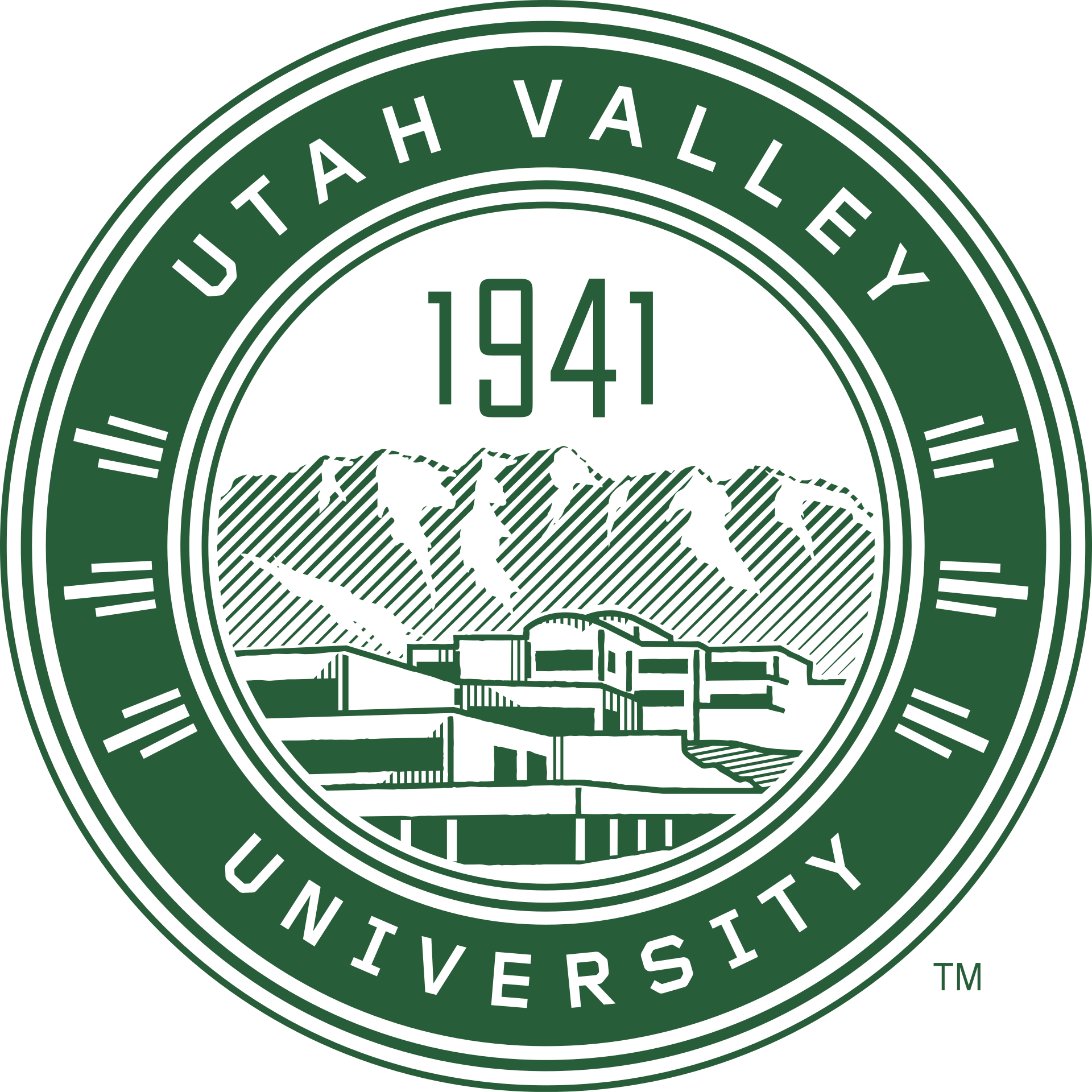 Utah Valley University crest and seal